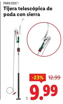 Ocine PARKSIDE Tijera telescópica de poda con sierra oferta