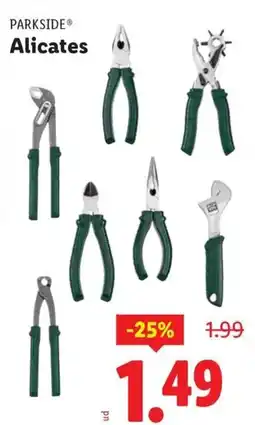 Ocine PARKSIDE Alicates oferta