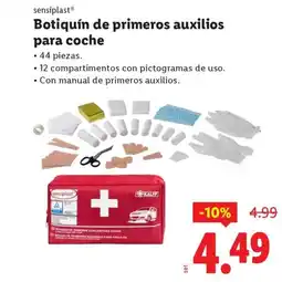 Ocine SENSIPLAST Botiquín de primeros auxilios para coche oferta