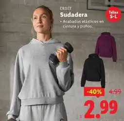 Ocine CRIVIT Sudadera oferta