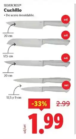 Ocine SILVERCREST Cuchillo oferta