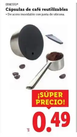 Ocine ERNESTO Cápsulas de café reutilizables oferta