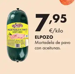 Supermercados Lupa ELPOZO Mortadela de con aceitunas oferta