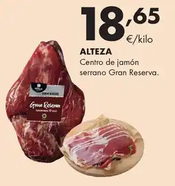 Supermercados Lupa ALTEZA Centro de jamón serrano Gran Reserva oferta