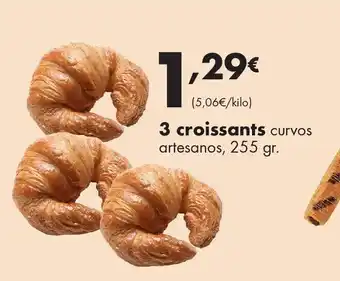 Supermercados Lupa 3 croissants curvos artesanos oferta