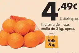Supermercados Lupa Naranja de mesa oferta