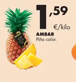 Supermercados Lupa AMBAR Piña color oferta