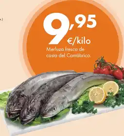 Supermercados Lupa Merluza fresca de costa del Cantábric oferta