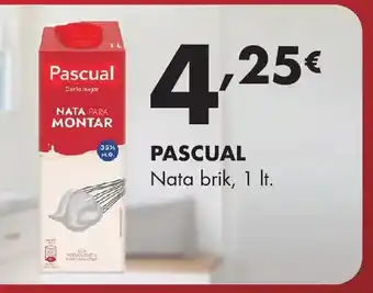 Supermercados Lupa PASCUAL Nata brik oferta