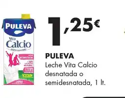 Supermercados Lupa PULEVA Leche Vita Calcio desnatada o semidesnatada oferta