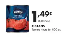 Supermercados Lupa CIDACOS Tomate triturado oferta