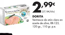 Supermercados Lupa DORITA Ventresca de atún claro en aceite de oliva oferta