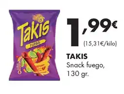 Supermercados Lupa TAKIS Snack fuego oferta