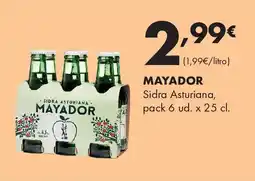 Supermercados Lupa MAYADOR Sidra Asturiana oferta