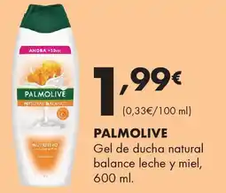 Supermercados Lupa Gel de ducha natural balance leche y miel oferta