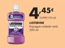 Supermercados Lupa LISTERINE Enjuague cuidado total oferta