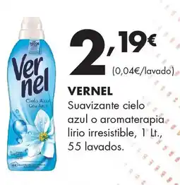 Supermercados Lupa VERNEL Suavizante cielo azul o aromaterapia lirio irresistible oferta