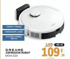 E.Leclerc Dreame - aspirador robot mova e20 oferta