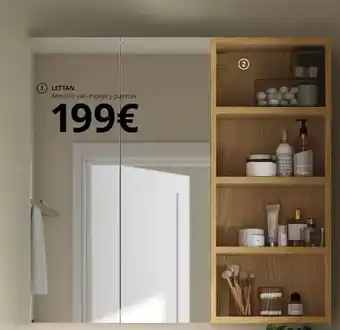 Armario con espejo y puertas