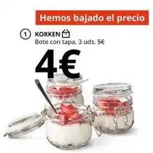 IKEA Korken bote con tapa oferta