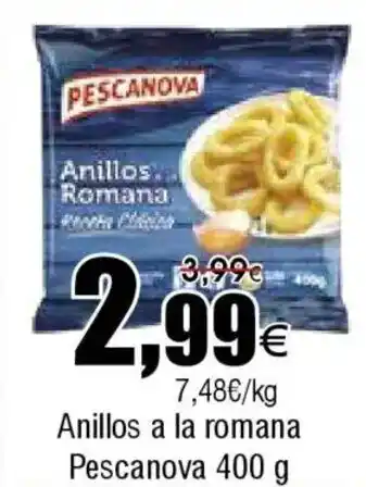 FROIZ PESCANOVA Anillos a la romana oferta