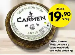 FROIZ CARMEN Queso añejo de oveja y cabra elaborado con leche cruda oferta