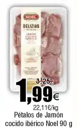 FROIZ NOEL Pétalos de Jamón cocido ibérico oferta