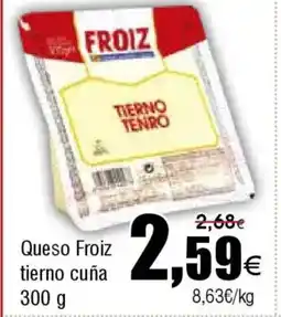 FROIZ Queso Froiz tierno cuña oferta