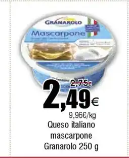 FROIZ Queso italiano mascarpone Granarolo oferta