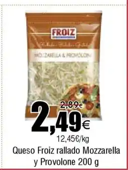 FROIZ Queso Froiz rallado Mozzarella y Provolone oferta