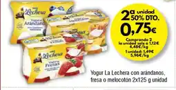 FROIZ Yogur La Lechera con arándanos, fresa o melocotón oferta