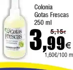 FROIZ Colonia Gotas Frescas oferta