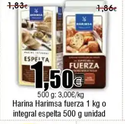 FROIZ Harina Harimsa fuerza 1 kg o integral espelta oferta