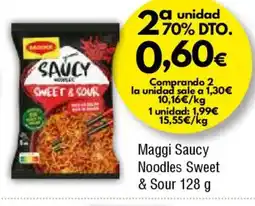 FROIZ MAGGI Saucy Noodles Sweet & Sour oferta