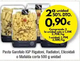 FROIZ Pasta Garofalo IGP Rigatoni, Radiatori, Elicoidali o Mafalda corta oferta
