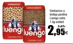 FROIZ Garbanzos o lenteja pardina Luengo extra oferta