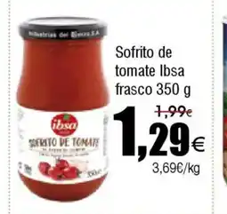 FROIZ Sofrito de tomate Ibsa frasco oferta