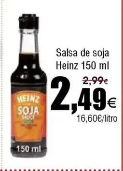 FROIZ HEINZ Salsa de soja oferta