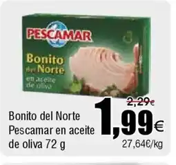 FROIZ Bonito del Norte Pescamar en aceite de oliva oferta
