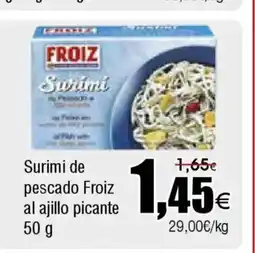 FROIZ Surimi de pescado Froiz al ajillo picante oferta