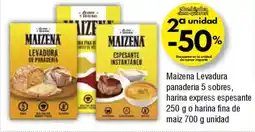 FROIZ Maizena Levadura panadería 5 sobres, harina express espesante o harina fina de maíz oferta
