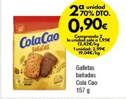 FROIZ COLA CAO Galletas bañadas oferta