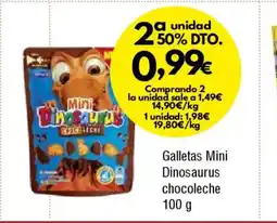 FROIZ Galletas Mini Dinosaurus chocoleche oferta