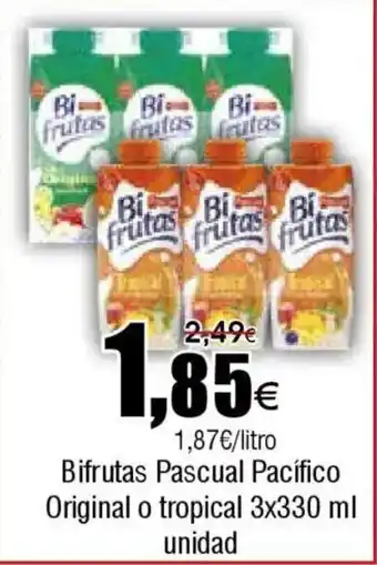 Bifrutas Pascual Pacífico Original o tropical
