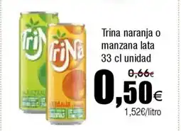 FROIZ TRINA naranja o manzana lata oferta