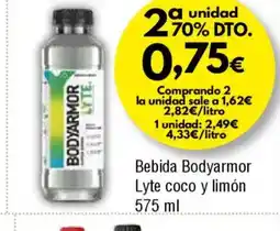 FROIZ Bebida Bodyarmor Lyte coco y limón oferta