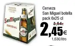 FROIZ Cerveza San Miguel botella oferta
