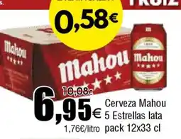 FROIZ MAHOU ESTRELLAS Cerveza oferta