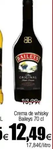 FROIZ BAILEYS Crema de whisky oferta