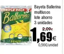 FROIZ Bayeta Ballerina multiusos lote ahorro 3 unidades oferta